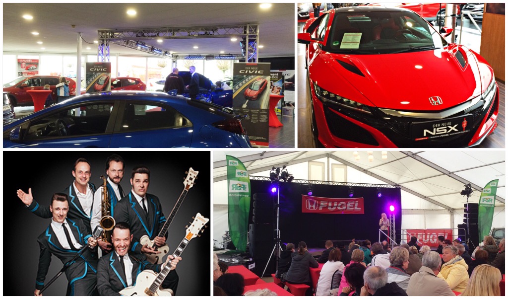 Moderation Gerd Edler bei Honda Fugel